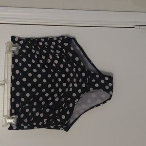 Polka Dot, high waisted bottoms